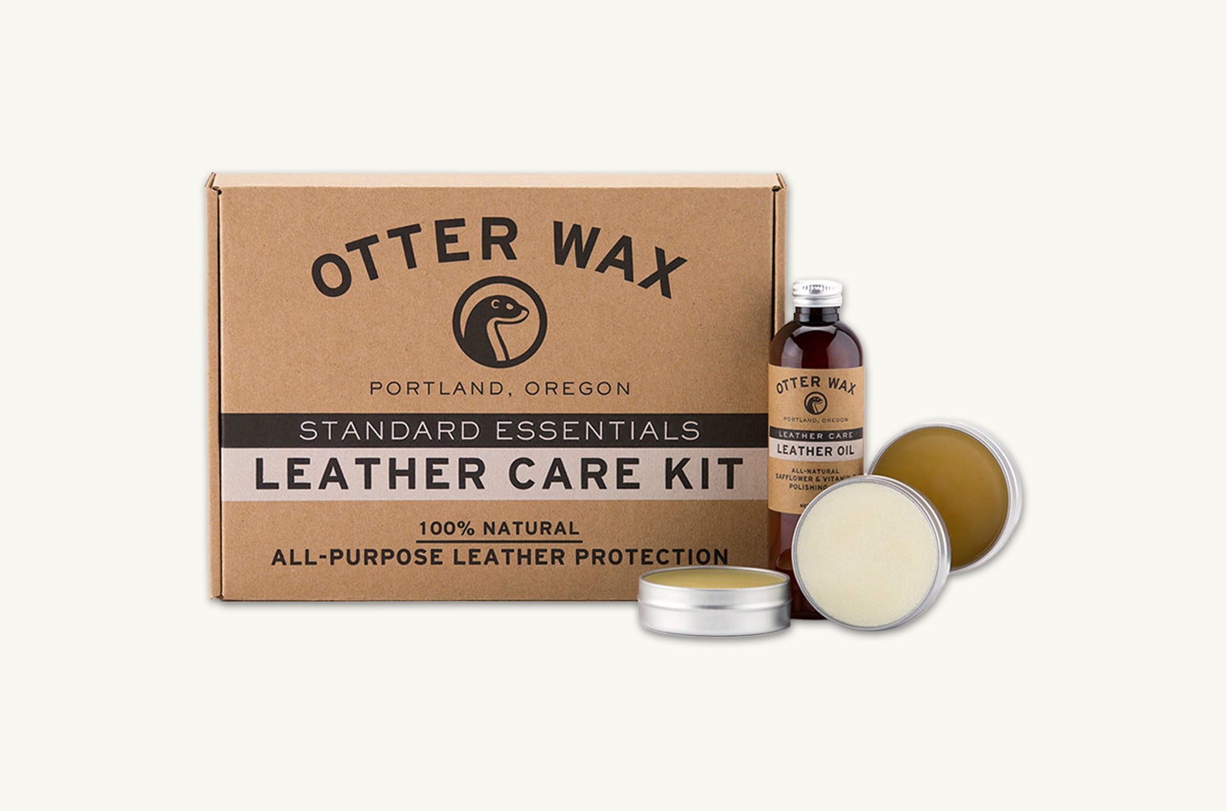 Otter Wax All-Natural Leather Care Kit