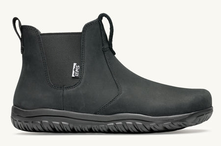Men's Chelsea Barefoot Boot Waterproof - Obsidian