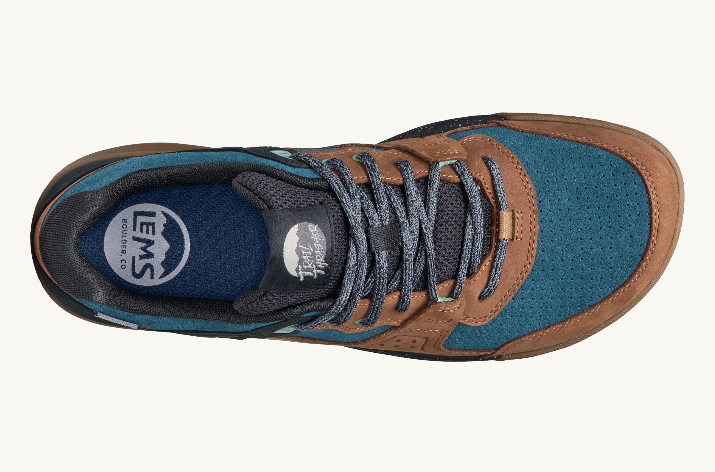 Lems Men's Trail Thrasher | Zero-Drop Wide Toe Box Mountain Bike