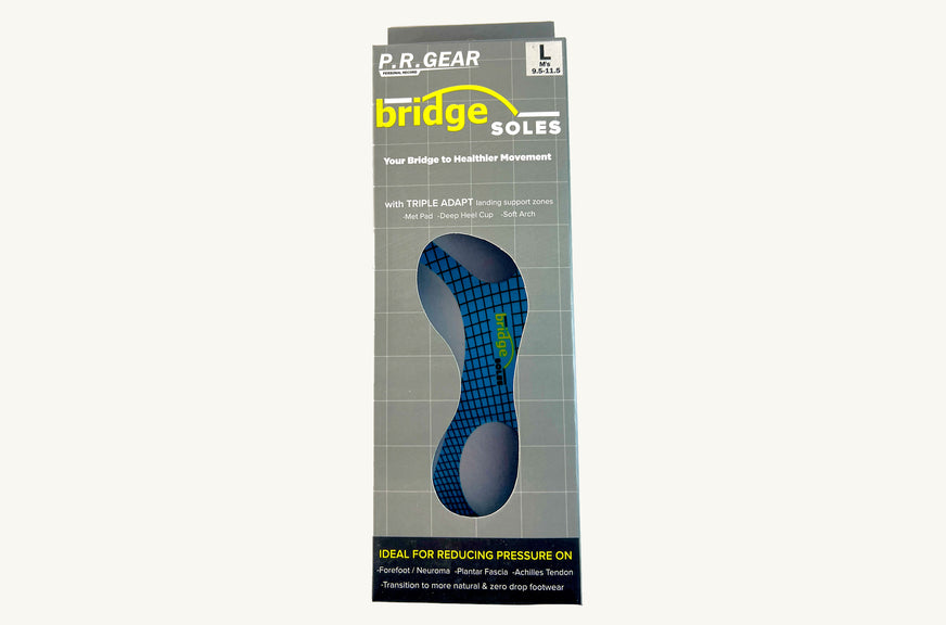 Bridge Soles - 3/4 lange innleggssåler med Met Pad