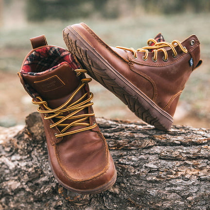 Leather Boulder Boot | Men's Zero Drop Minimalist Boots | Lems – Lems Shoes