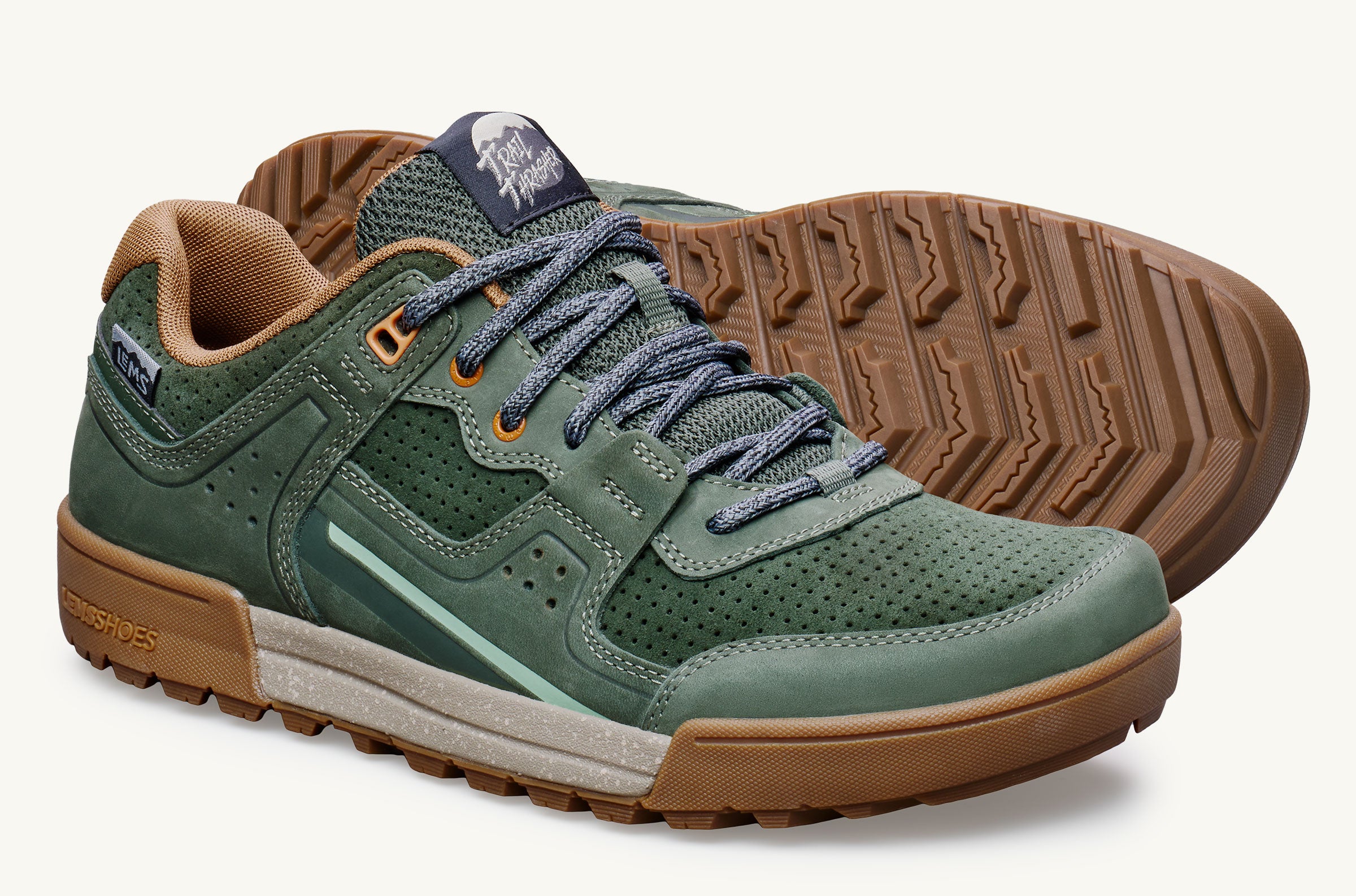 Lems Men's Trail Thrasher | Zero-Drop Wide Toe Box Mountain Bike