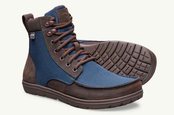 Lems Boulder Boots Unisex Navy Stout  Mens 8.5 US Women’s 10 Lems Boulder Boot Navy Stout | Natural Footgear main image 4