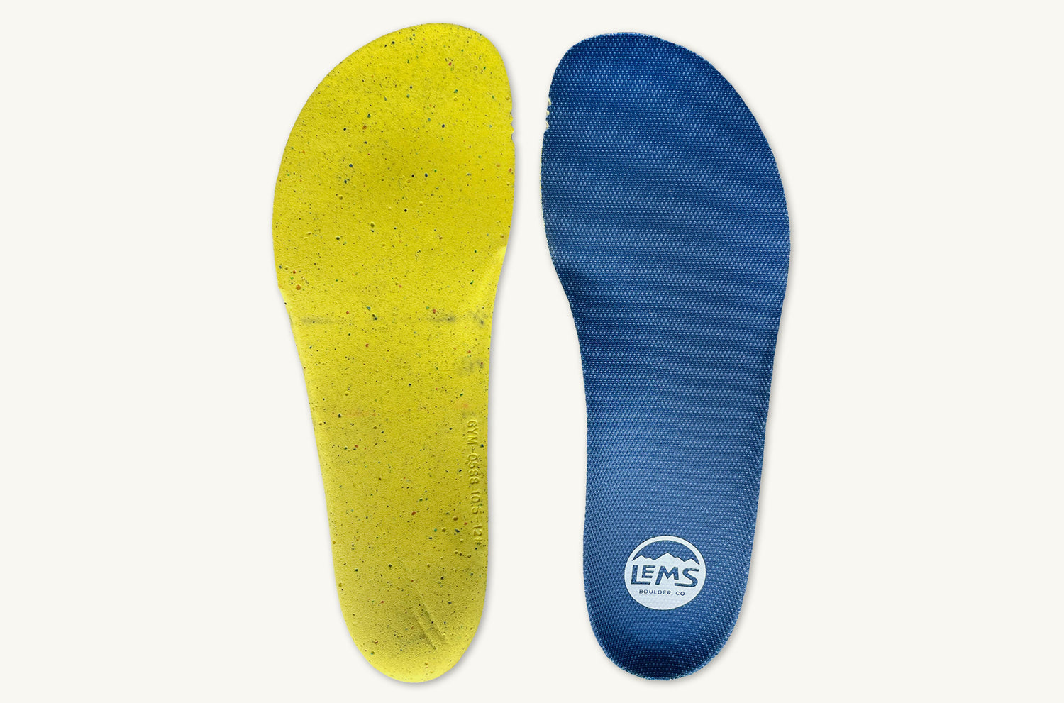 4.5mm Blue Mesh Insole with Recycled PU