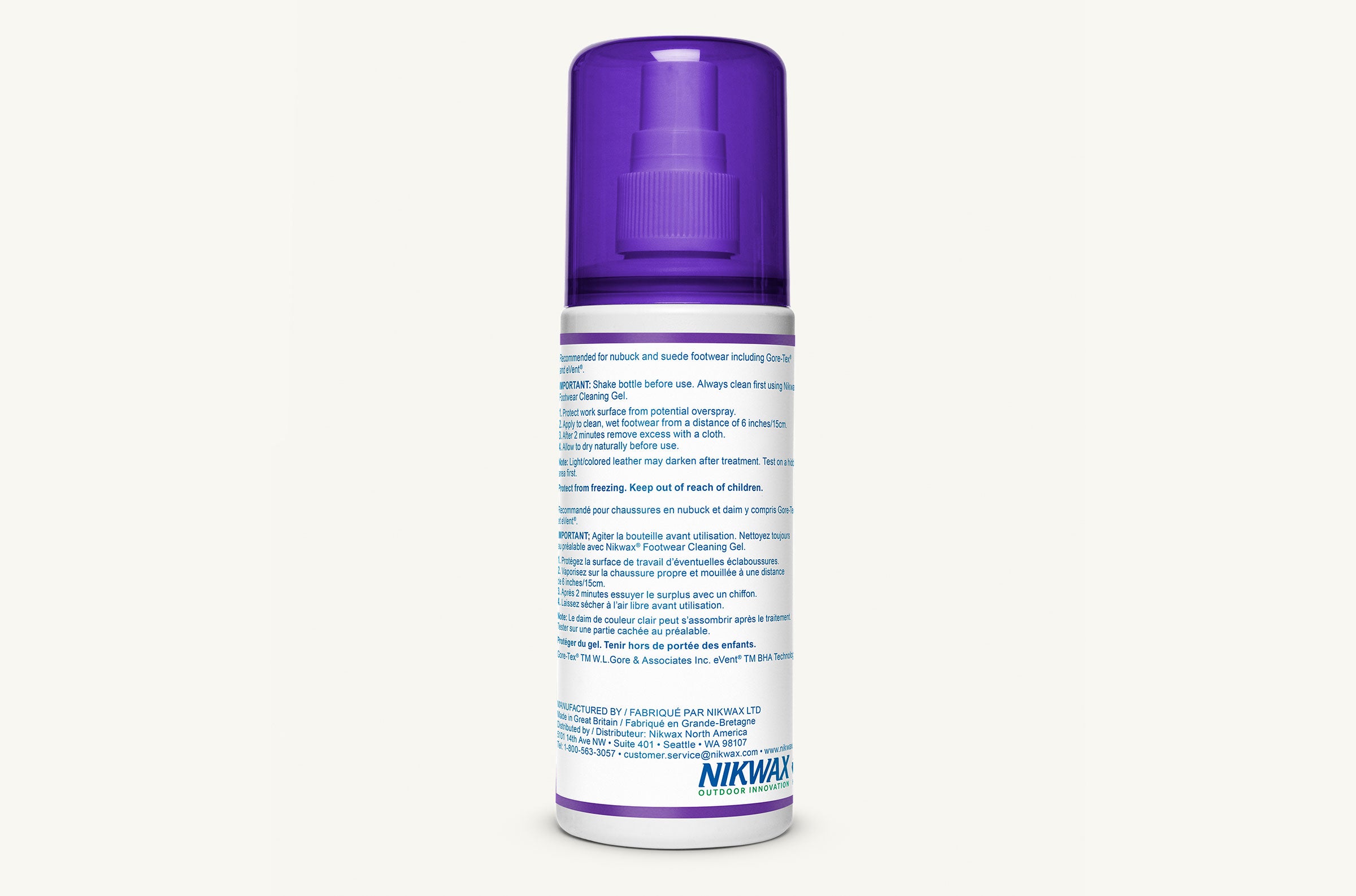 Nikwax - Nubuck & Suede Proof Spray – Lems Shoes