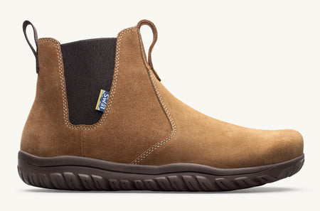 Women's Chelsea Suede Barefoot Boot - Cedar