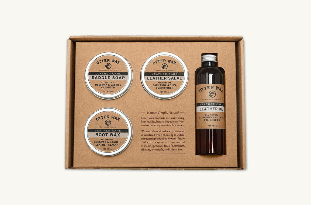 Otter Wax All-Natural Leather Care Kit Lems Shoes